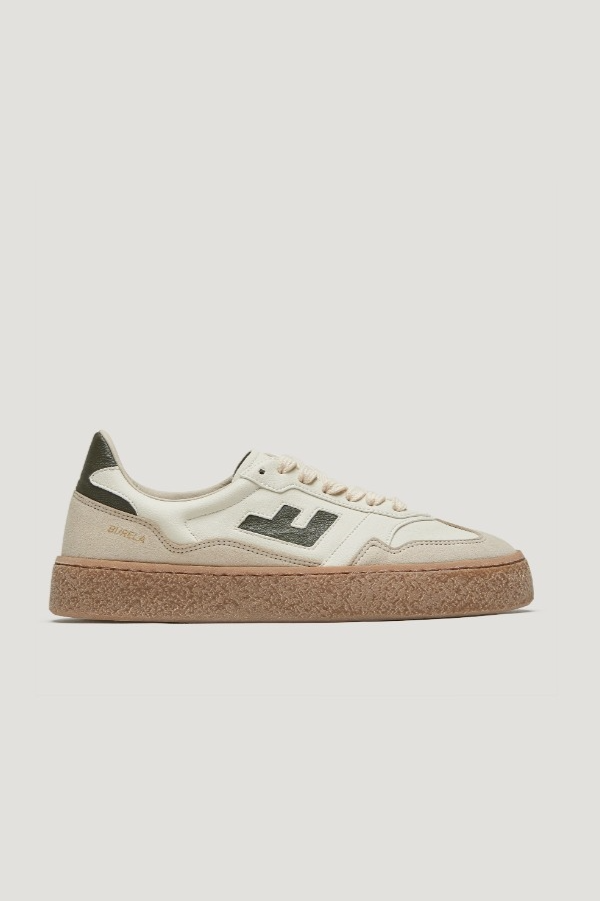 Flamingos Life Herren vegan Sneaker Burela Bold Olivgr&Atilde;&frac14;n